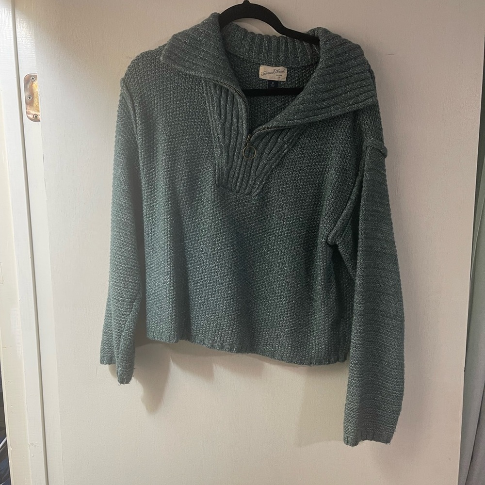 Universal Thread Teal Cowl Neck Sweater